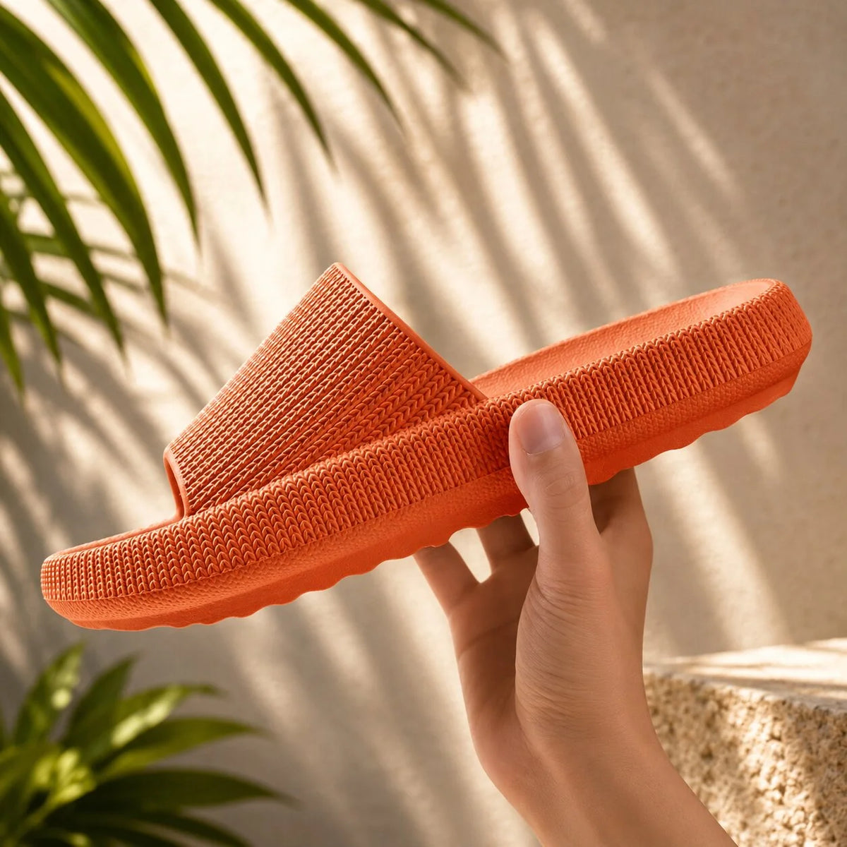 Slide Sandals Cushioned Thick EVA Foam Non-Slip Outsole