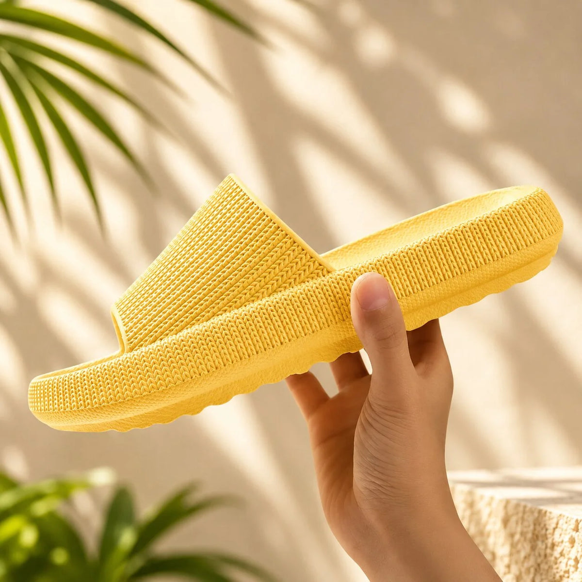 Slide Sandals Cushioned Thick EVA Foam Non-Slip Outsole