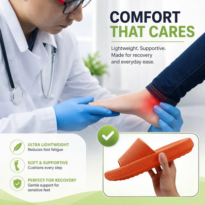 Slide Sandals Cushioned Thick EVA Foam Non-Slip Outsole