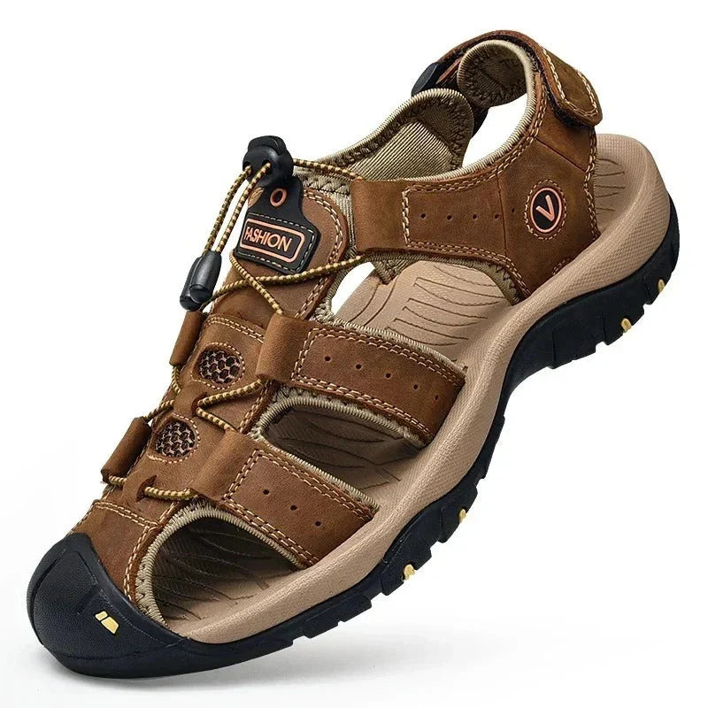 Slip-On Sandals Breathable Cushioned Sole Elastic Band Closure