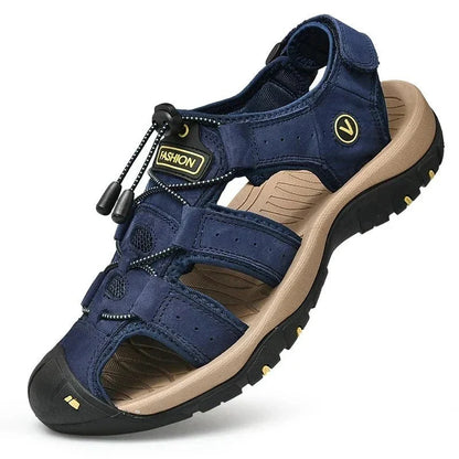 Slip-On Sandals Breathable Cushioned Sole Elastic Band Closure