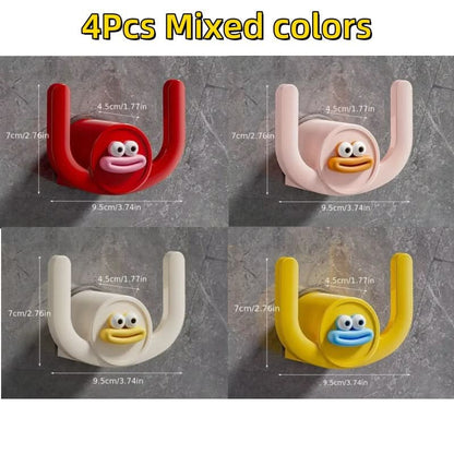 Slipper Holder Wall-Mounted Adhesive Open-Bottom Drainage