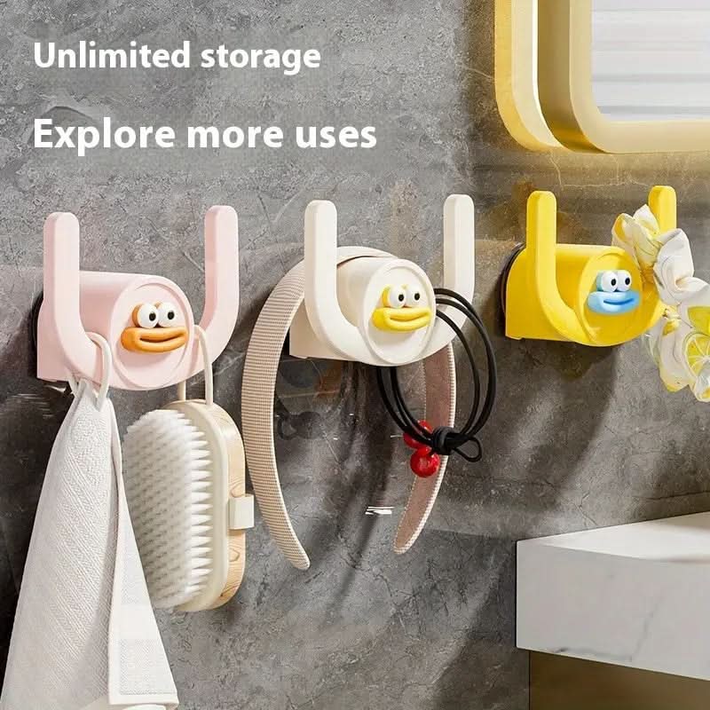 Slipper Holder Wall-Mounted Adhesive Open-Bottom Drainage