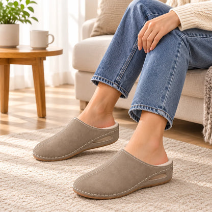 Slippers Orthopedic Arch Support Plush Lining Cushioned Sole