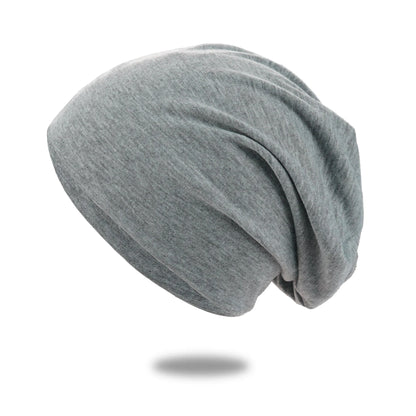 Slouch Beanie Cotton Blend Breathable Stretch Fit