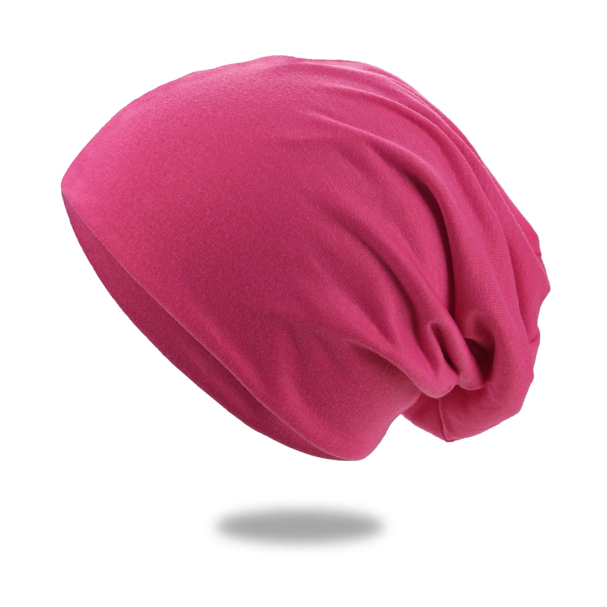 Slouch Beanie Cotton Blend Breathable Stretch Fit