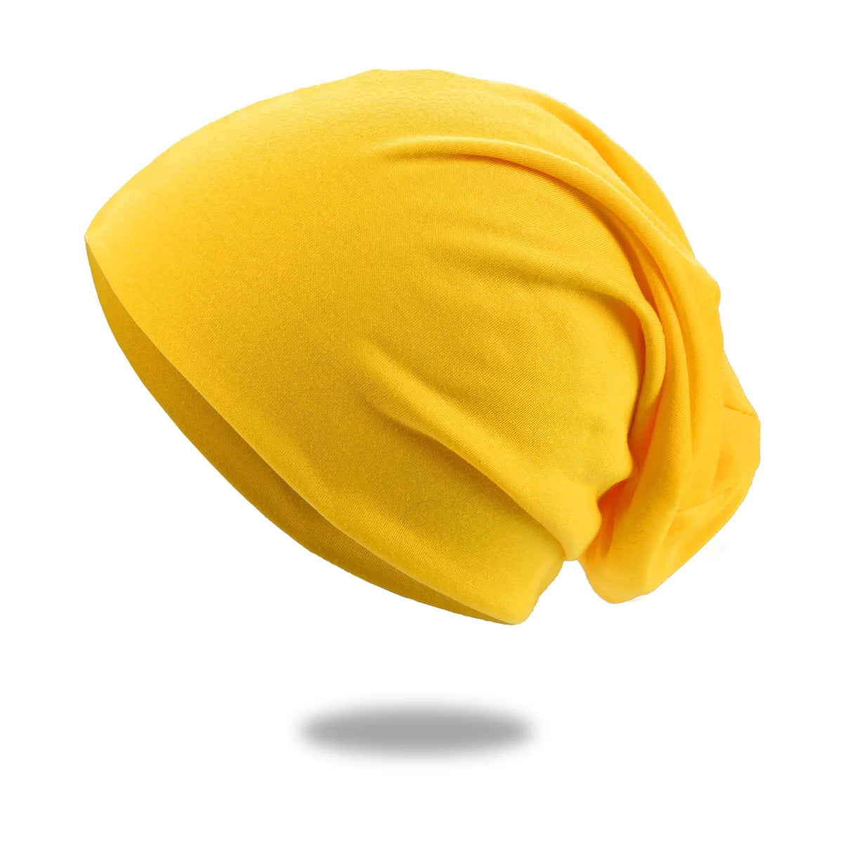 Slouch Beanie Cotton Blend Breathable Stretch Fit