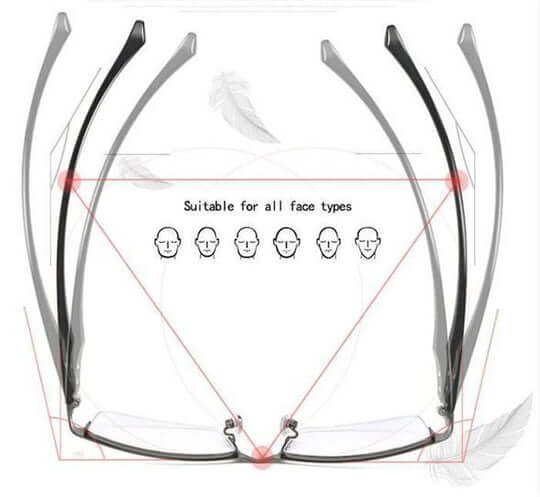 Smart Progressive Glasses with Auto Vision Adaptation & Blue Light Shield