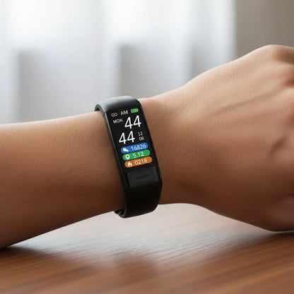 Smart Wristband with Heart Rate Tracker, Blood Pressure Monitor & EKG