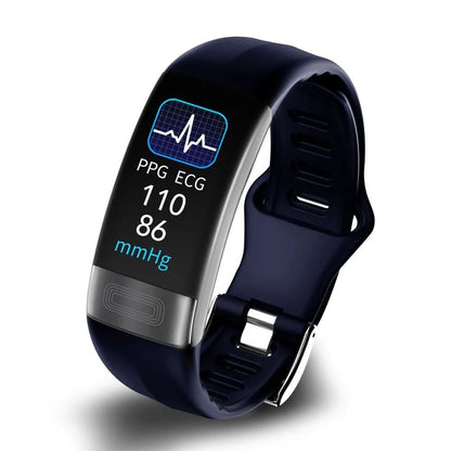 Smart Wristband with Heart Rate Tracker, Blood Pressure Monitor & EKG