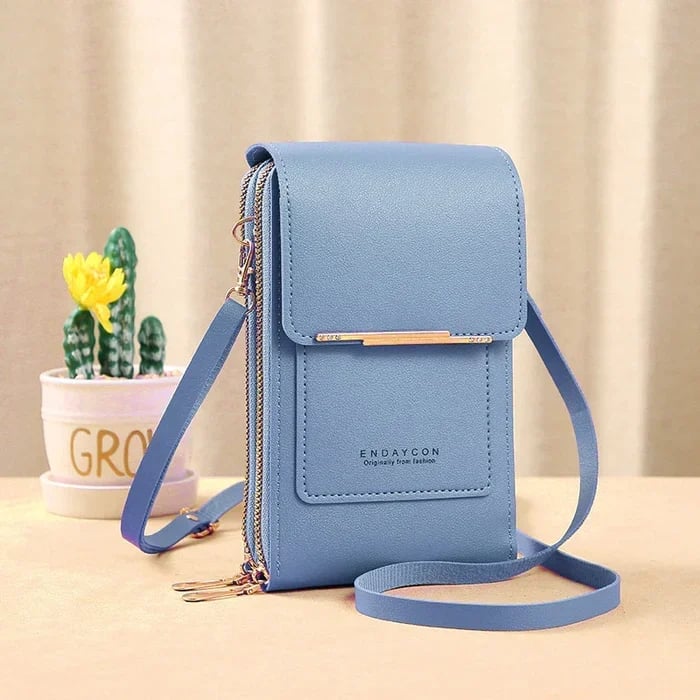 Smartphone Crossbody Bag Waterproof Touchscreen Window Anti-Theft