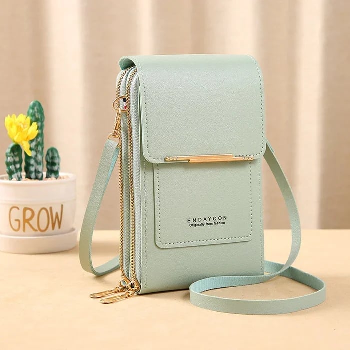 Smartphone Crossbody Bag Waterproof Touchscreen Window Anti-Theft