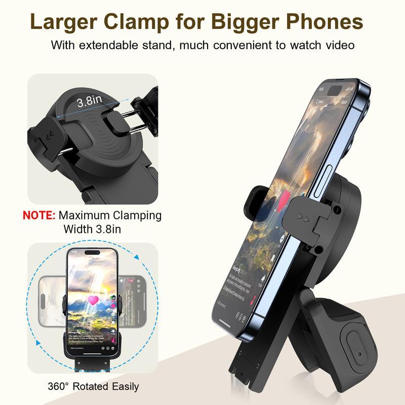 Smartphone Grip Non-Slip Silicone Bluetooth Remote