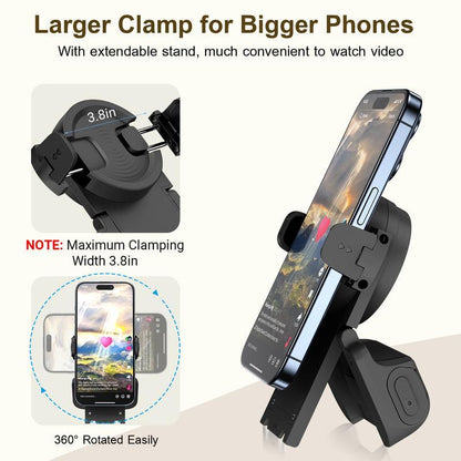 Smartphone Grip Non-Slip Silicone Bluetooth Remote