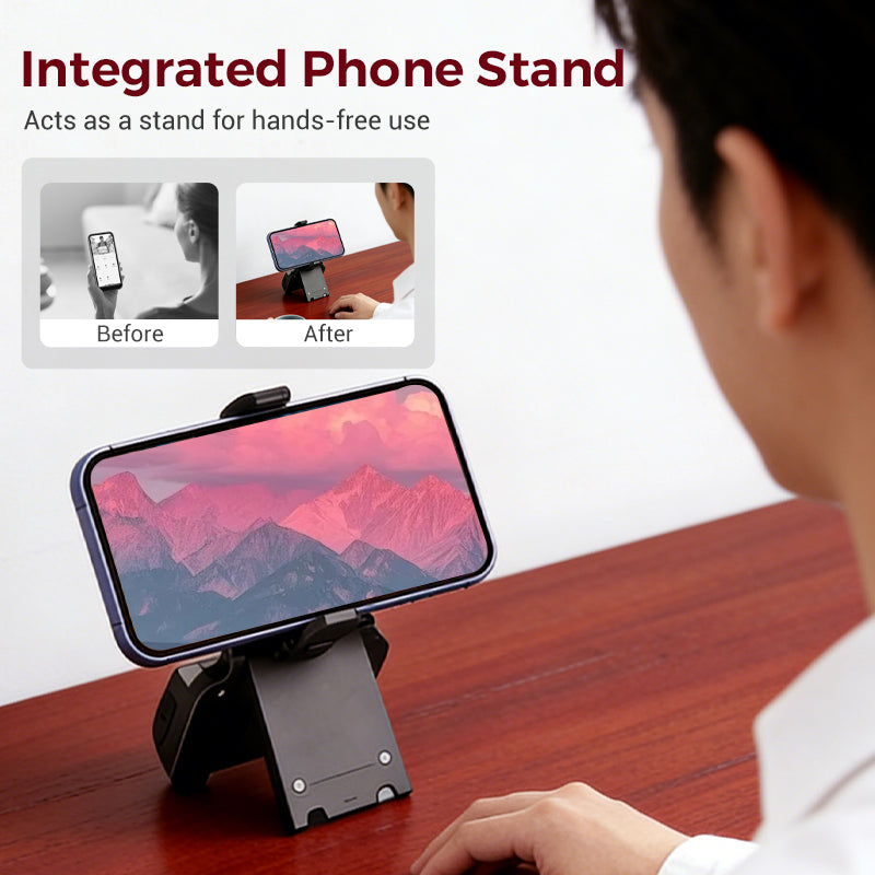 Smartphone Grip Non-Slip Silicone Bluetooth Remote