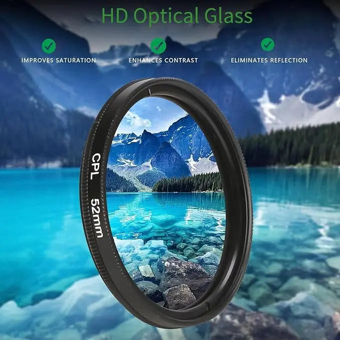 Smartphone Polarizing Filter Universal Clip-On Glass Optics