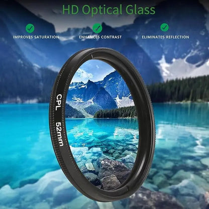 Smartphone Polarizing Filter Universal Clip-On Glass Optics
