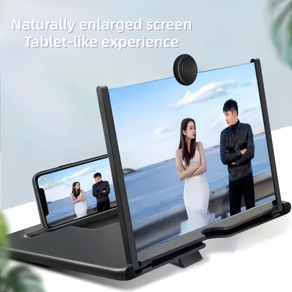 Smartphone Screen Magnifier 12-Inch HD Foldable Stand
