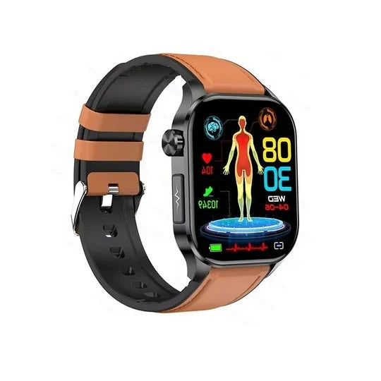 Smartwatch 2.04-Inch AMOLED Display Bluetooth Calling SOS Alert