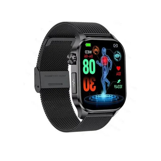 Smartwatch 2.04-Inch AMOLED Display Bluetooth Calling SOS Alert