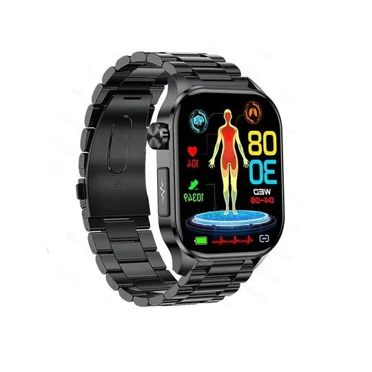 Smartwatch 2.04-Inch AMOLED Display Bluetooth Calling SOS Alert