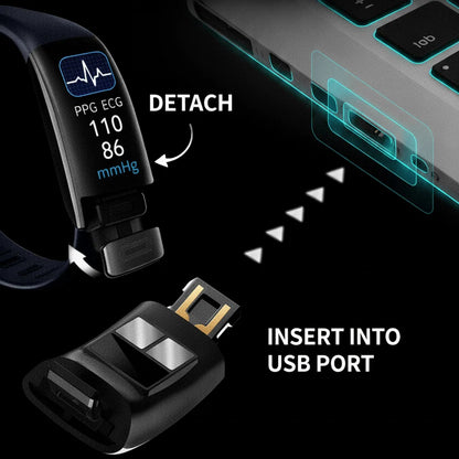 Smartwatch ECG Heart Rate & Blood Pressure Monitoring IP67 Water-Resistant