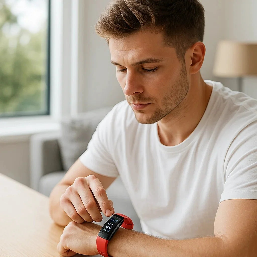 Smartwatch ECG Heart Rate & Blood Pressure Monitoring Sleep Tracking USB Charging