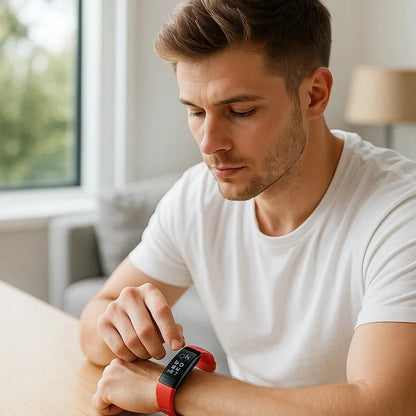 Smartwatch ECG Heart Rate & Blood Pressure Monitoring Sleep Tracking USB Charging