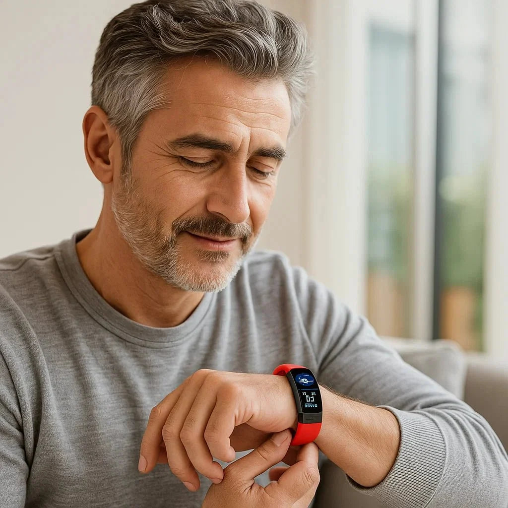 Smartwatch ECG Heart Rate & Blood Pressure Monitoring Sleep Tracking USB Charging