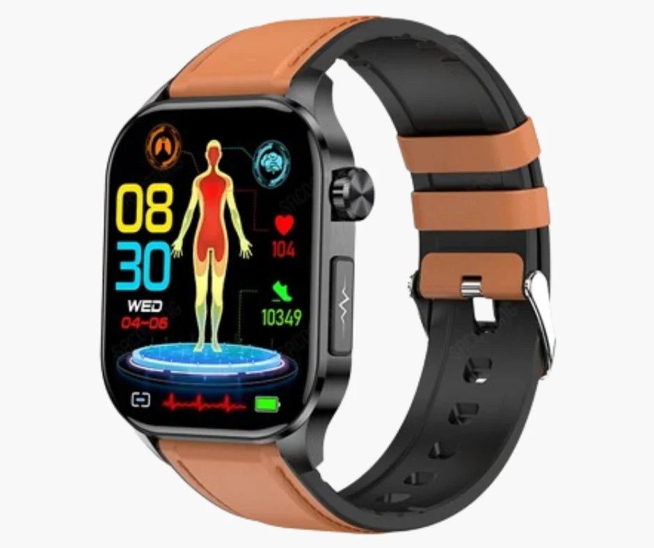 Smartwatch Needle-Free Blood Sugar Tracking App Connectivity