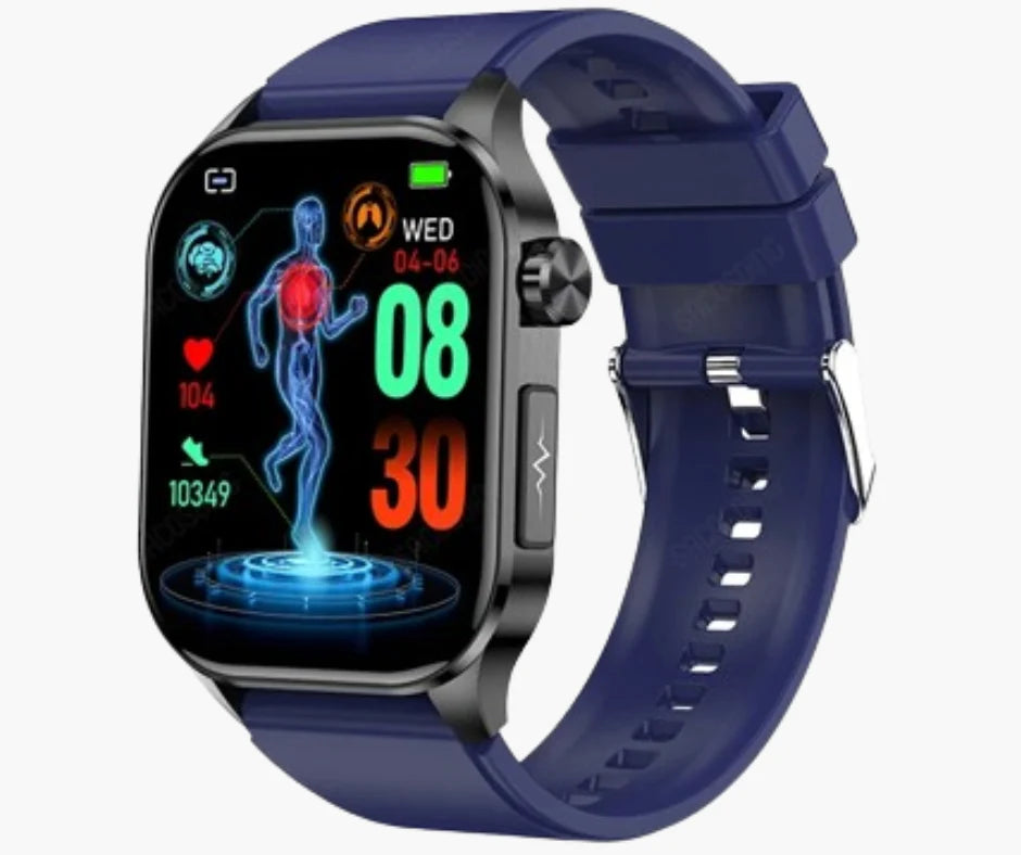 Smartwatch Needle-Free Blood Sugar Tracking App Connectivity