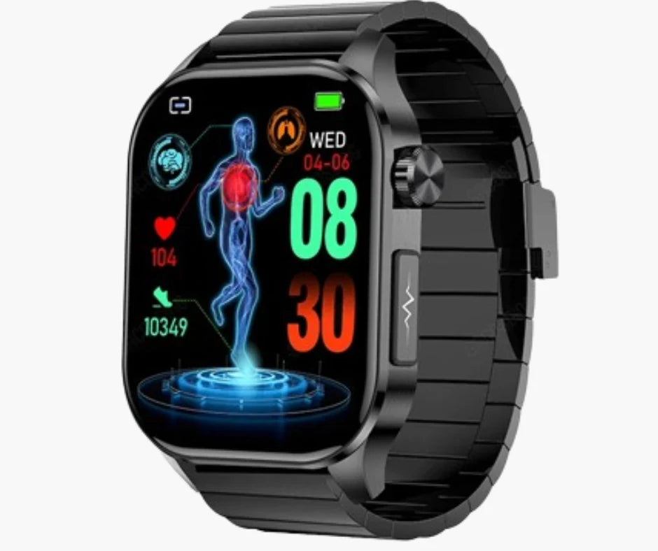 Smartwatch Needle-Free Blood Sugar Tracking App Connectivity