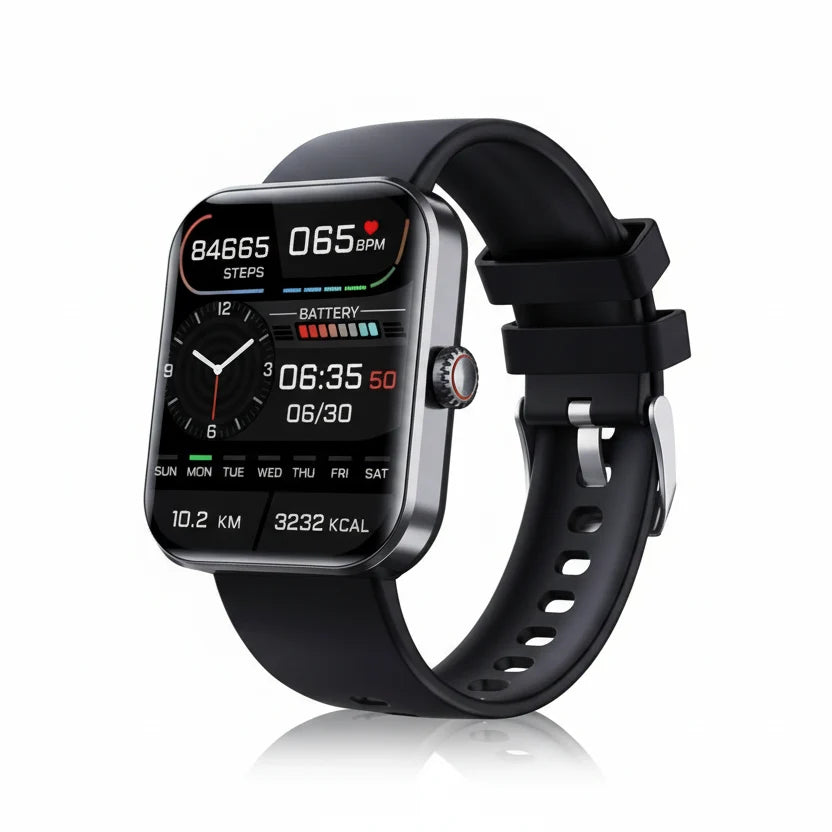 Smartwatch Non-Invasive Glucose Trends Heart Rate Monitoring