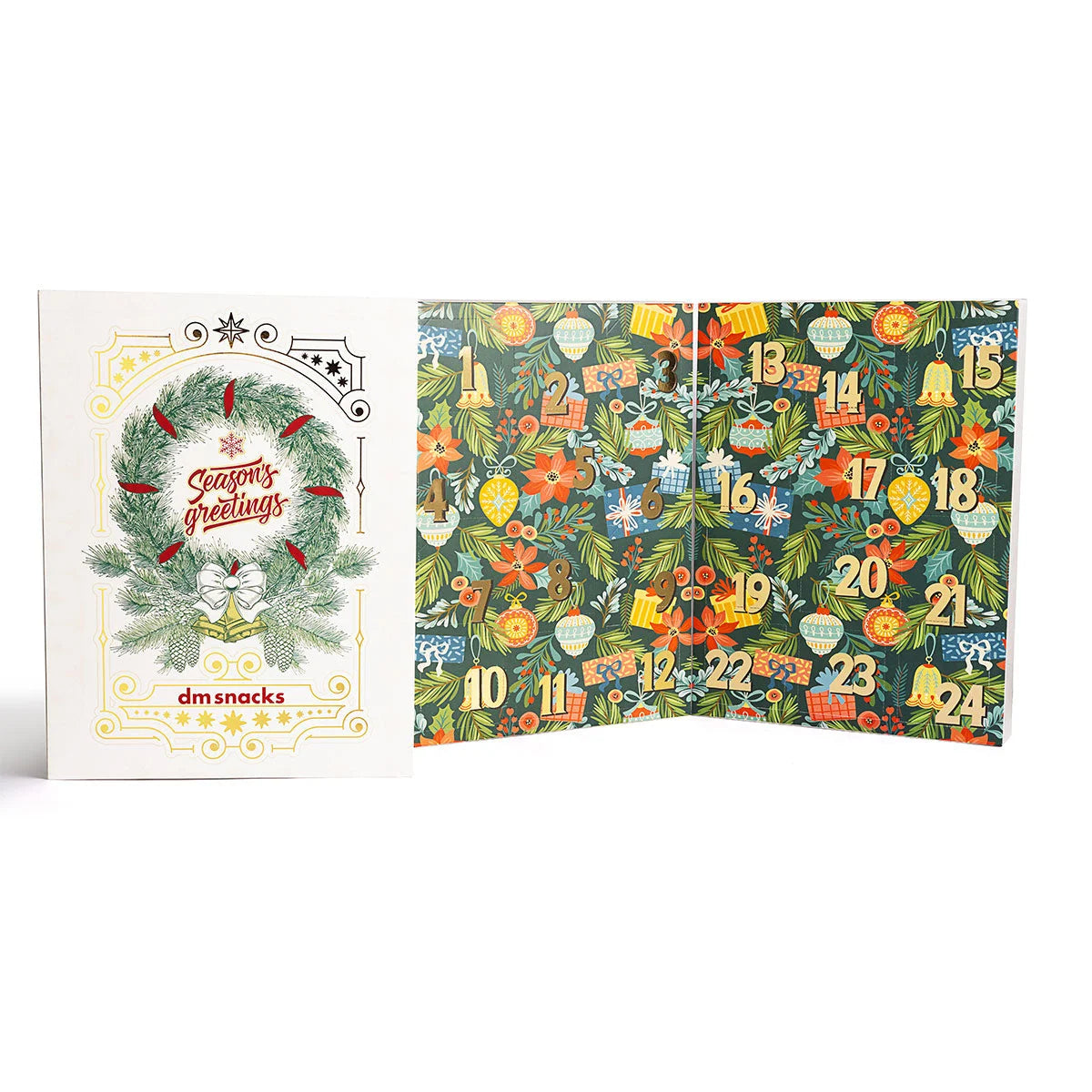 Snack Advent Calendar Gourmet Nuts & Snacks 24 Days