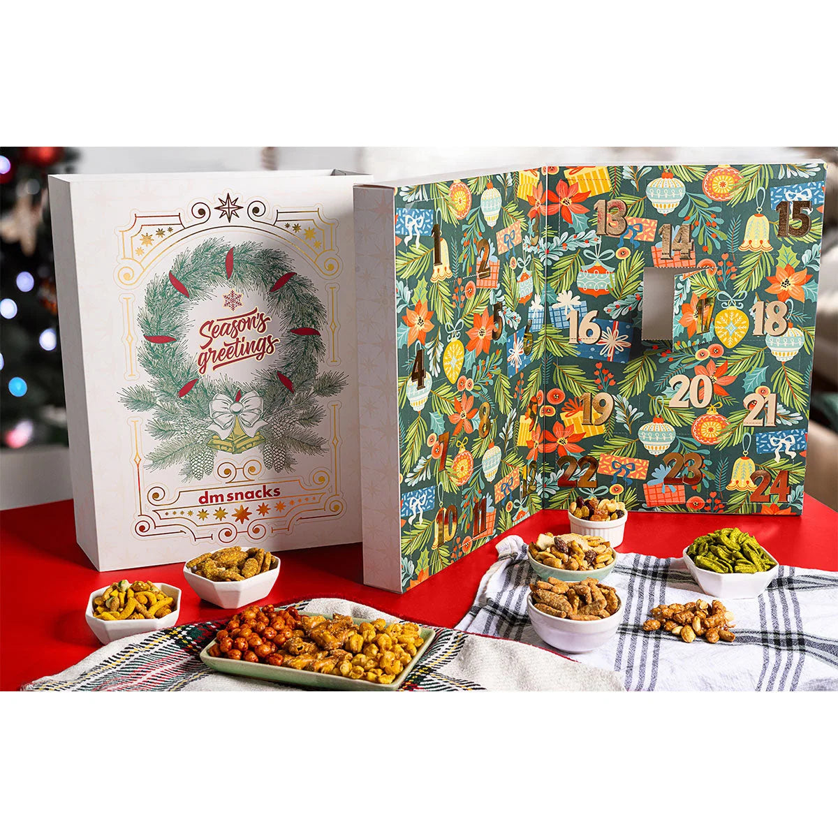 Snack Advent Calendar Gourmet Nuts & Snacks 24 Days