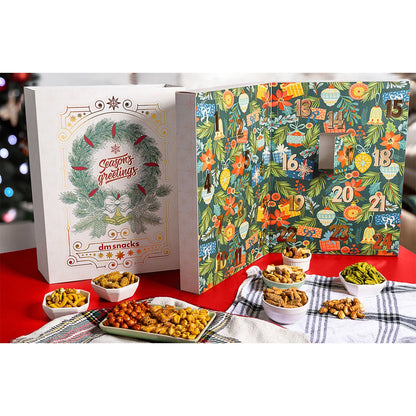Snack Advent Calendar Gourmet Nuts & Snacks 24 Days
