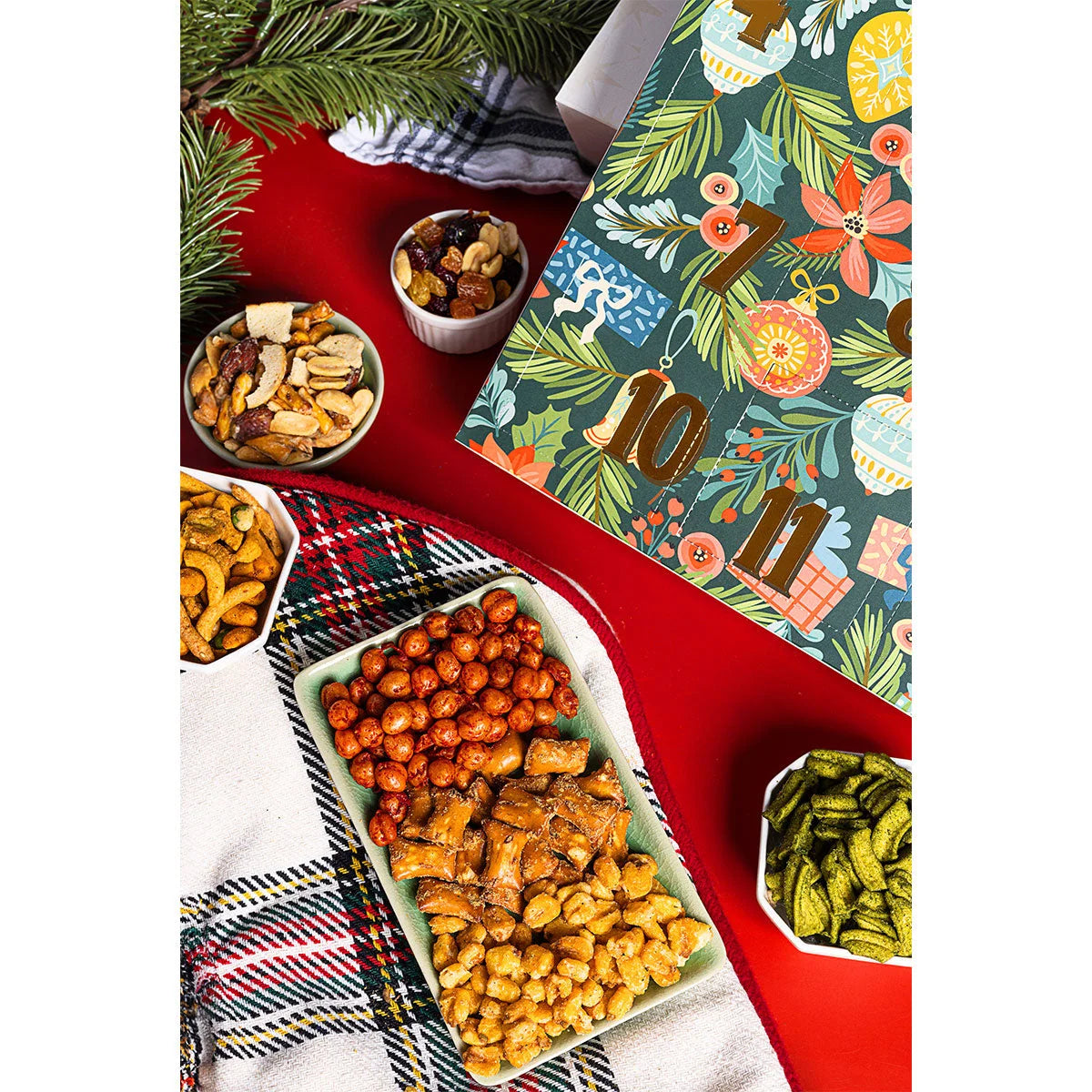 Snack Advent Calendar Gourmet Nuts & Snacks 24 Days