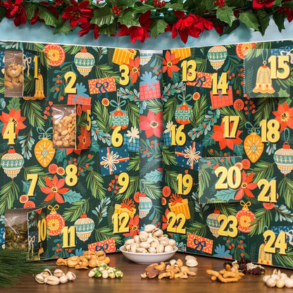 Snack Advent Calendar Gourmet Nuts & Snacks 24 Days