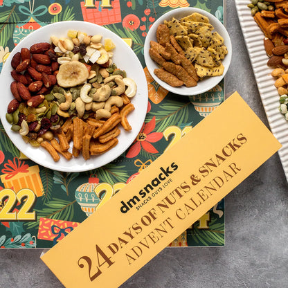 Snack Advent Calendar Gourmet Nuts & Snacks 24 Days