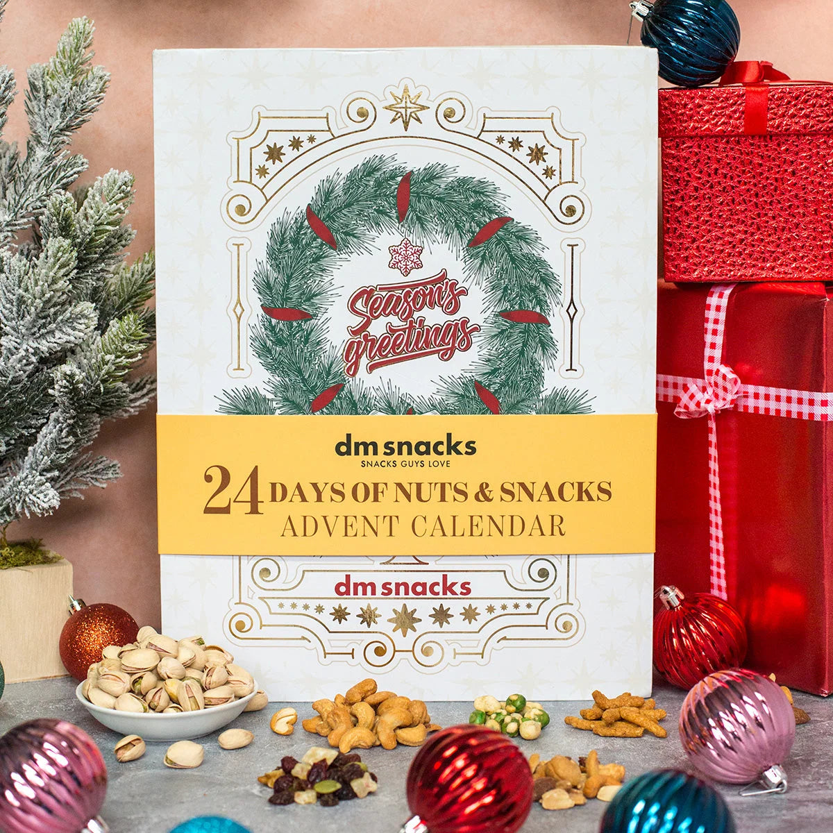 Snack Advent Calendar Gourmet Nuts & Snacks 24 Days