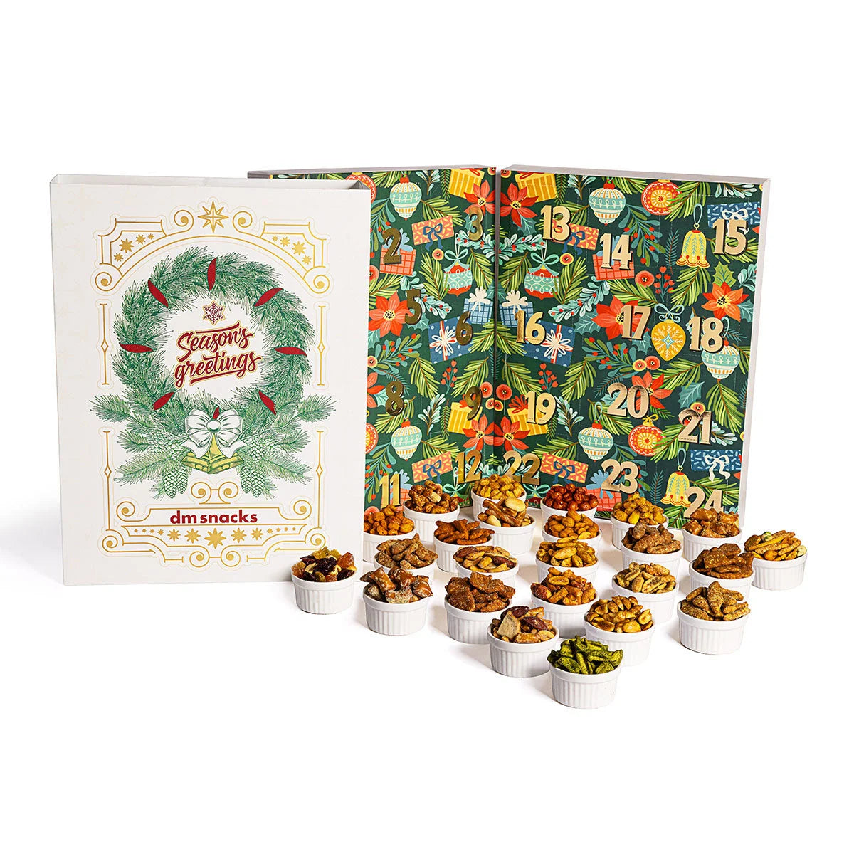 Snack Advent Calendar Gourmet Nuts & Snacks 24 Days