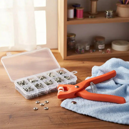 Snap Button Pliers Spring-Assist Includes Snap Buttons