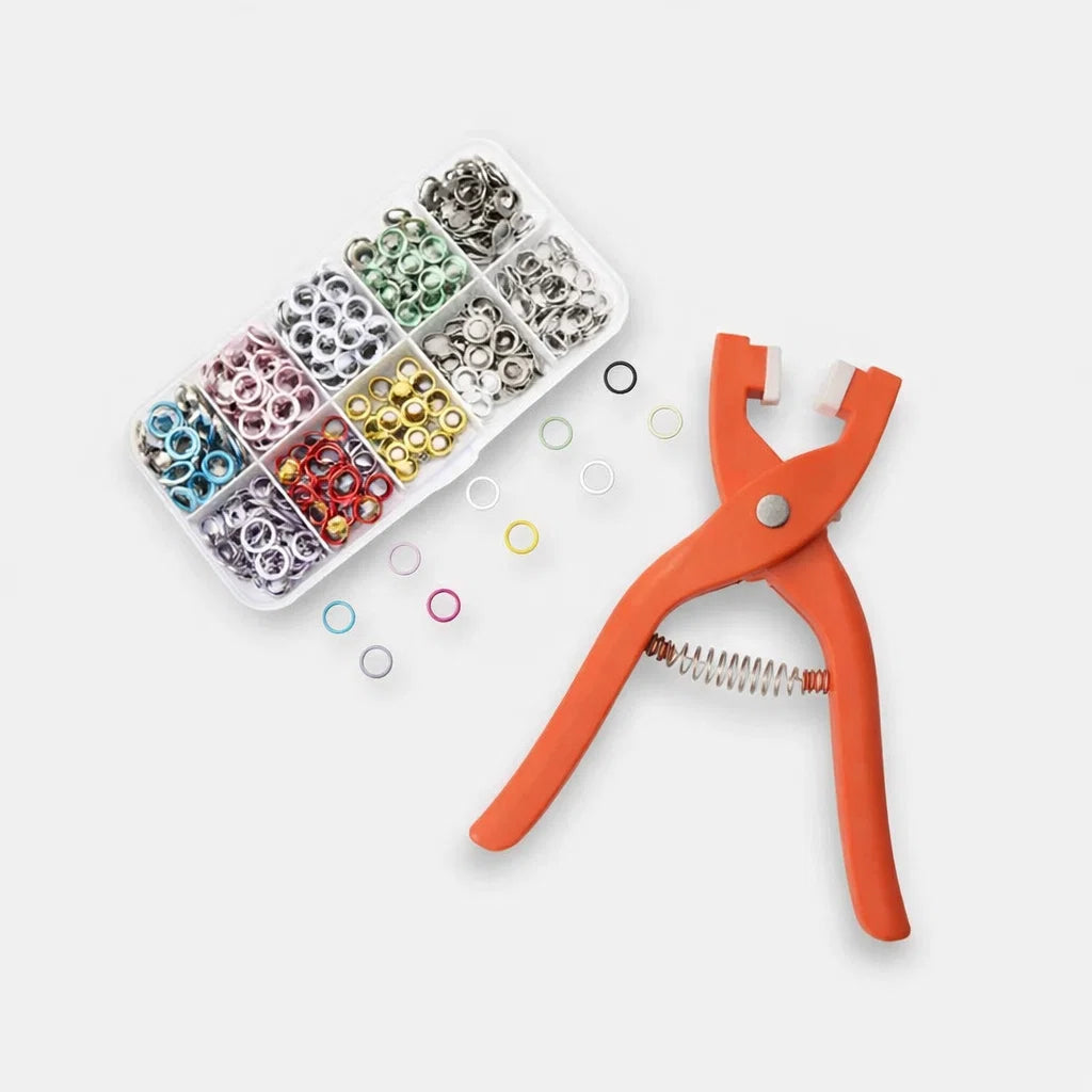 Snap Button Pliers Spring-Assist Includes Snap Buttons