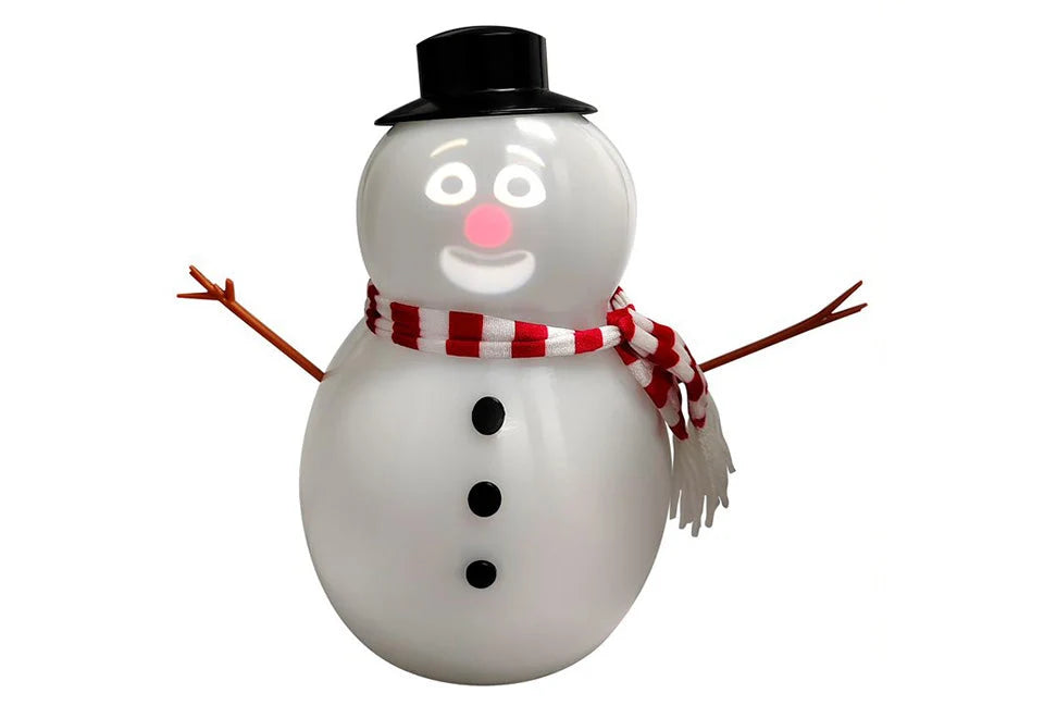 Snowman Decoration Animated LED Projector Built-In Speaker