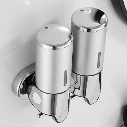 Soap Dispenser Wall-Mounted 500ml Stainless Steel