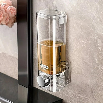Soap Dispenser Wall-Mounted No-Drill 10.1 Fl Oz Capacity