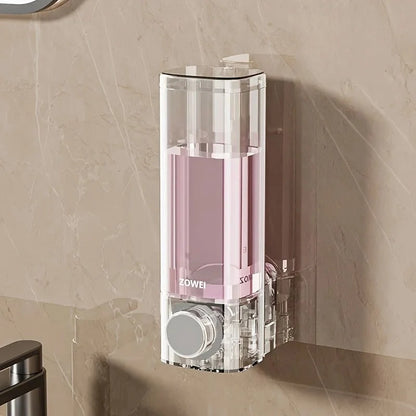 Soap Dispenser Wall-Mounted No-Drill 10.1 Fl Oz Capacity