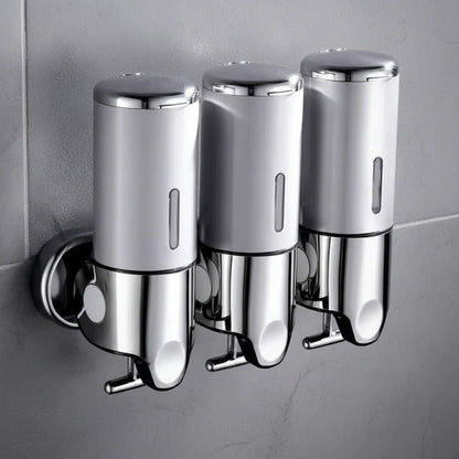 Soap Dispenser Wall-Mounted Stainless Steel 16.9 Oz Capacity