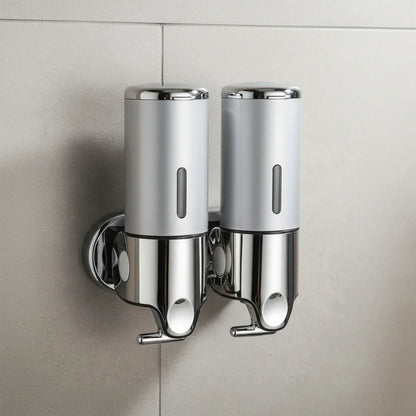Soap Dispenser Wall-Mounted Stainless Steel 16.9 Oz Capacity