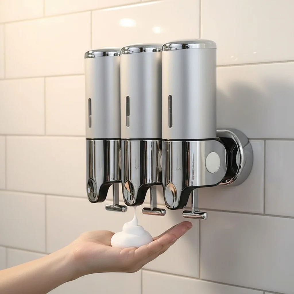 Soap Dispenser Wall-Mounted Stainless Steel 500 mLrench